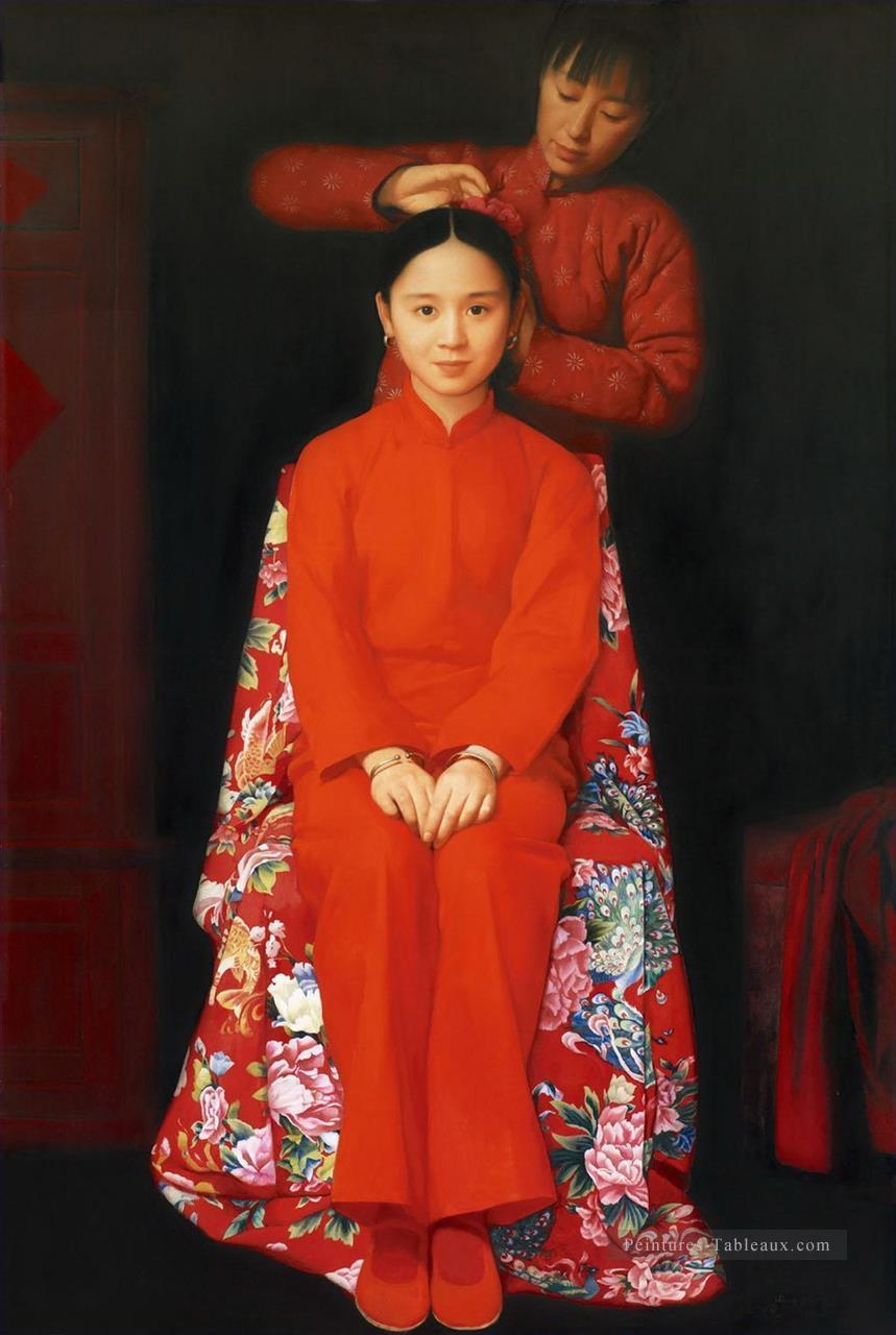 Fille à marier WYD chinois filles Peintures à l'huile